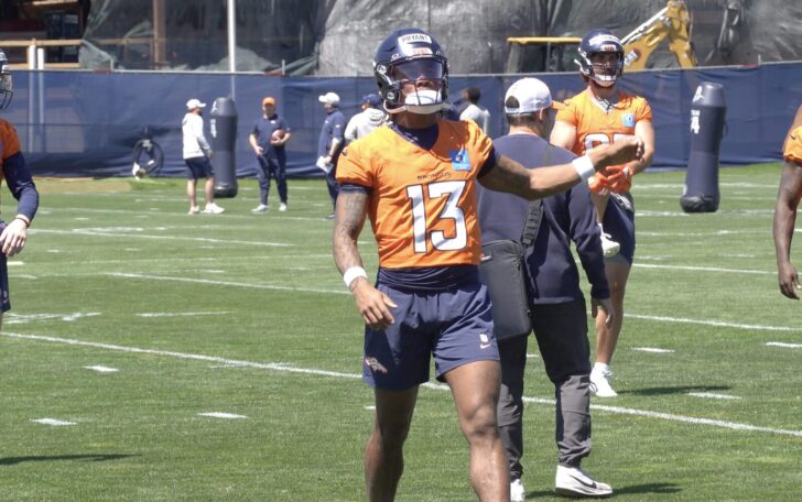 Denver Broncos rookie wide receiver Pat Bryant.